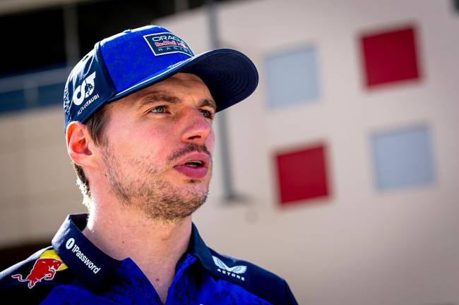 Formula 1 driver Max Verstappen of Oracle Red Bull Racing participates in the Formula 1 pre-season testing on day 2 at the Bahrain International Circuit for the Pre-season testing 1 2026 season in Sakhir, Bahrain, on February 13, 2026. (Photo by Marcel van Dorst/EYE4IMAGES/NurPhoto via Getty Images)